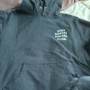 Anti Social Social Club Charcoal Hoodie